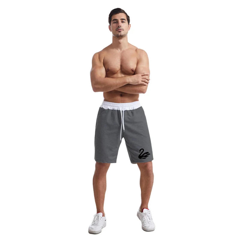 

2021 New Summer Men's Sport Shorts Fashion Jogging Loose Comfortable Sportpants Pure CottonPrintingSweatshorts