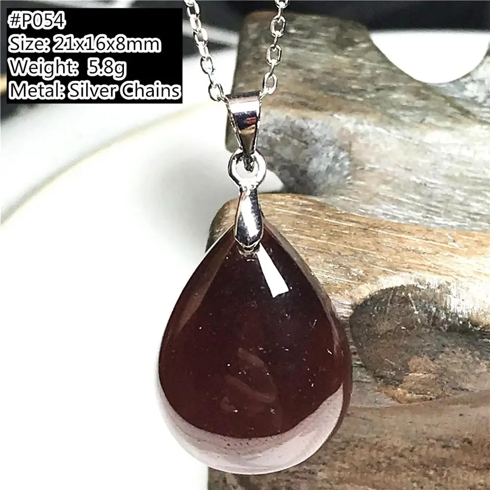 Натуральный красный гранат кулон ожерелье ювелирные изделия для женщин мужские