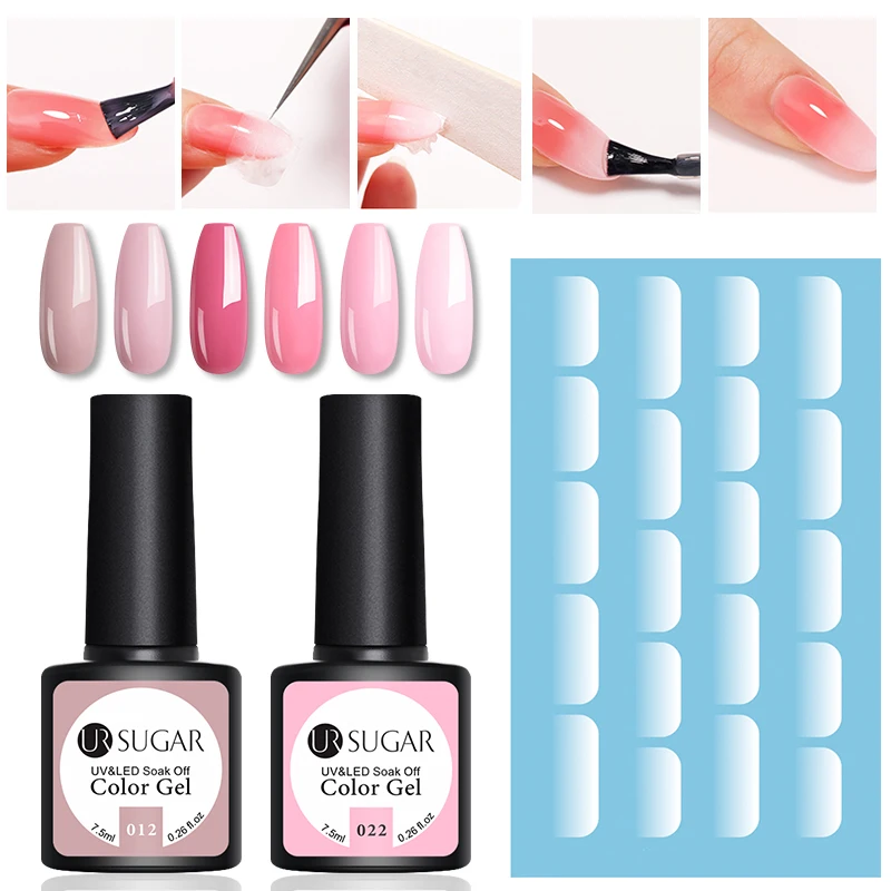 Гель-лак для ногтей с опалом полупрозрачный эффектом градиента | Красота и