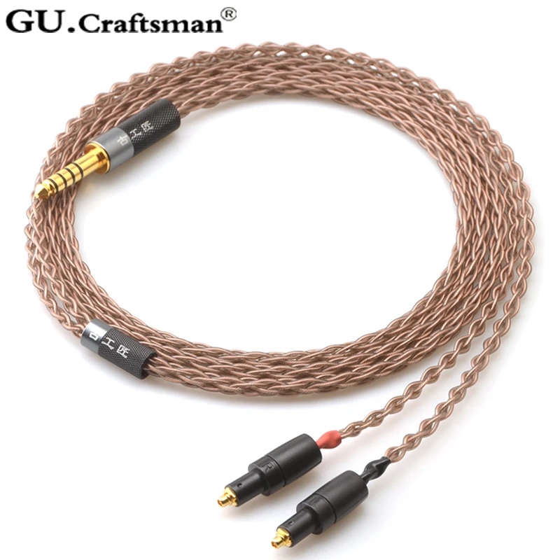 GUcraftsman 6N OCC медь для SHURE SRH1440 SRH1540 SRH1840 4Pin XLR 2 5 мм/4 4 мм балансировочный кабель