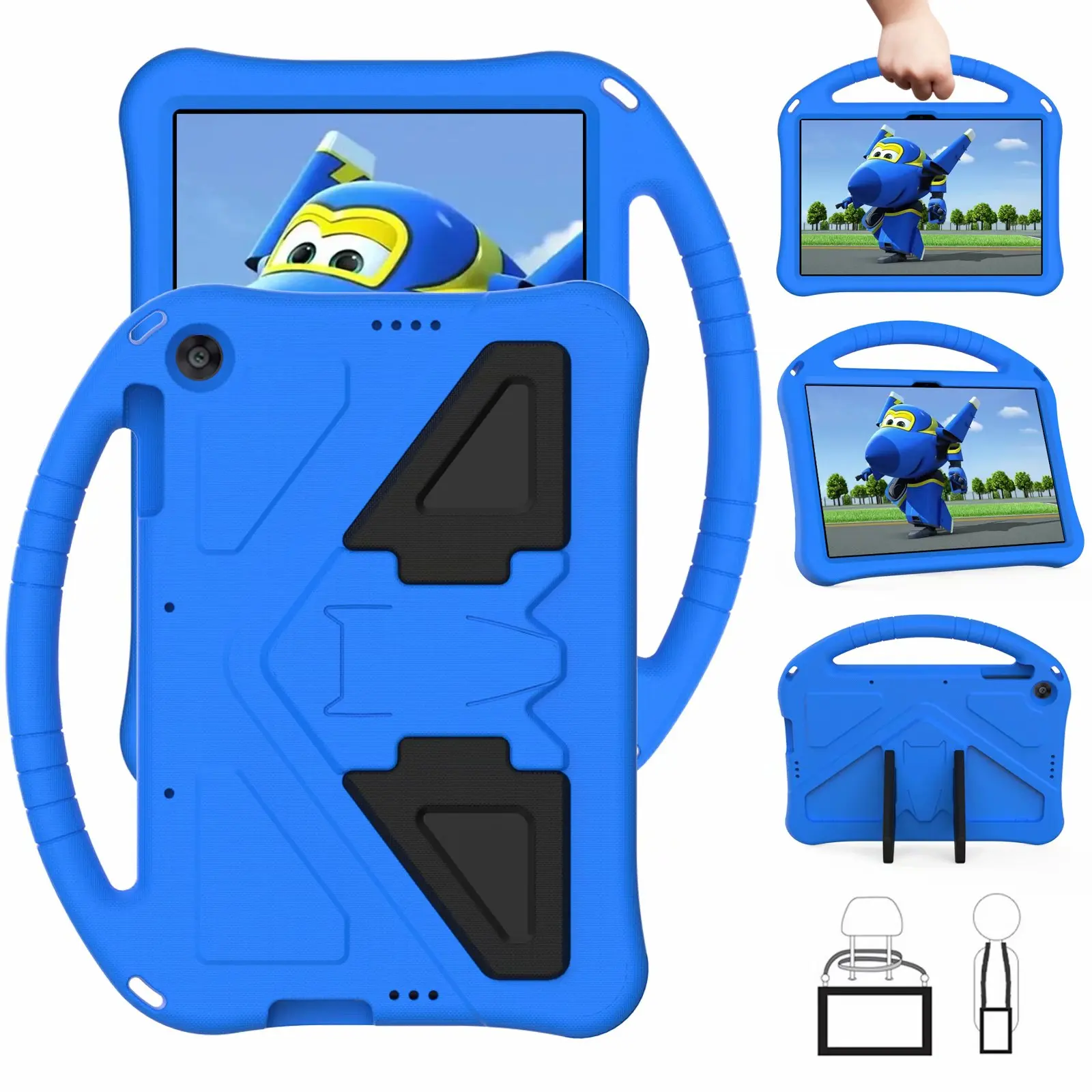 

Case for Huawei MatePad T10S AGS3-L09 AGS3-W09 Mate Pad T10 Cover Children Tablet Hand-held Shock Proof EVA Silicon Cover