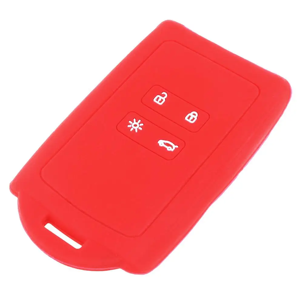 2 цвета кнопки силиконовая прямая пластина Автомобильный ключ защитная крышка