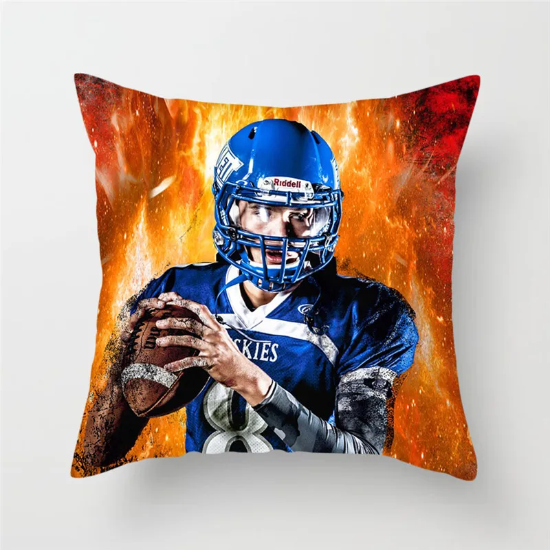 Чехол на подушку для американского футбола Fuwatacchi Спортивная наволочка