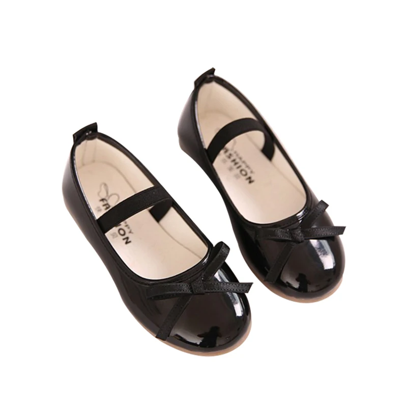 

Spring Girls Shoes Fashion Princess Slip-on Children Sneaker Leather Shoes Kids Footwear Girls Single Shoes School Flat Shoes