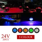 Круглый светодиодный светильник, водонепроницаемый, 34 дюйма, с высокой яркостью, 24 В, 20 шт.