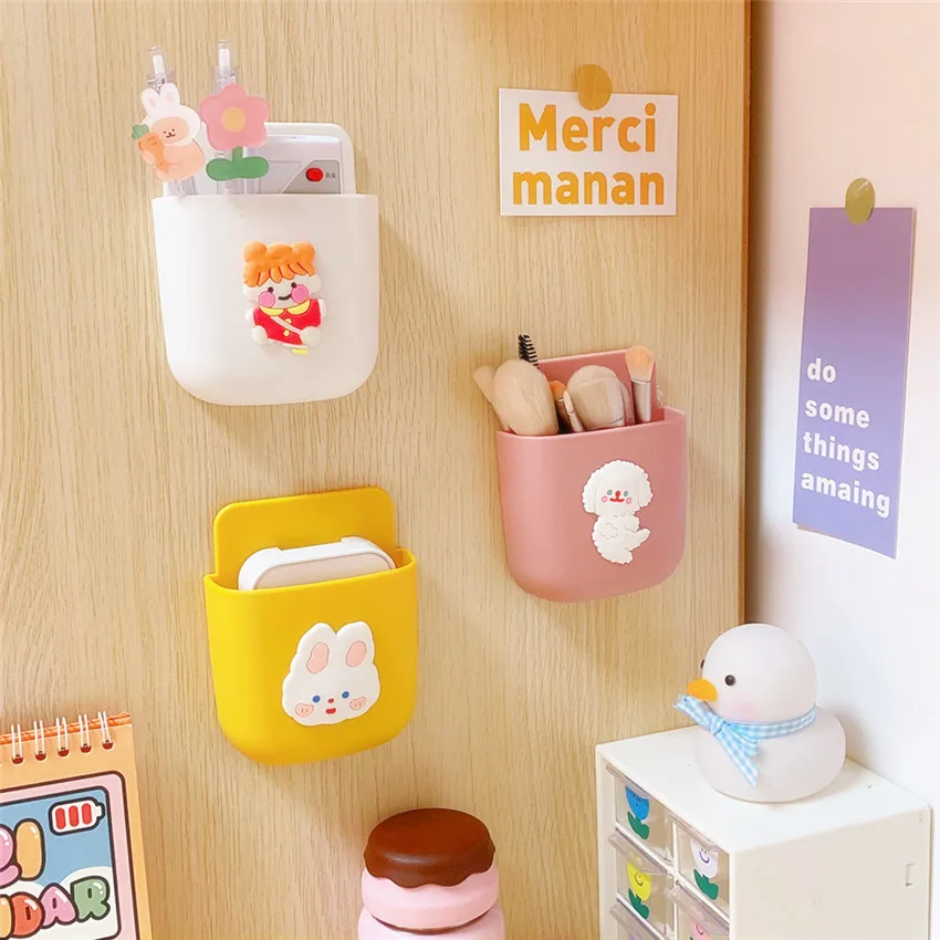 Мультяшные корейские товары для дома настенный декоративный держатель сотового