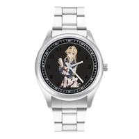 anime quartz watch outdoor elegant wrist watch stainless photo good quality couple wristwatch
