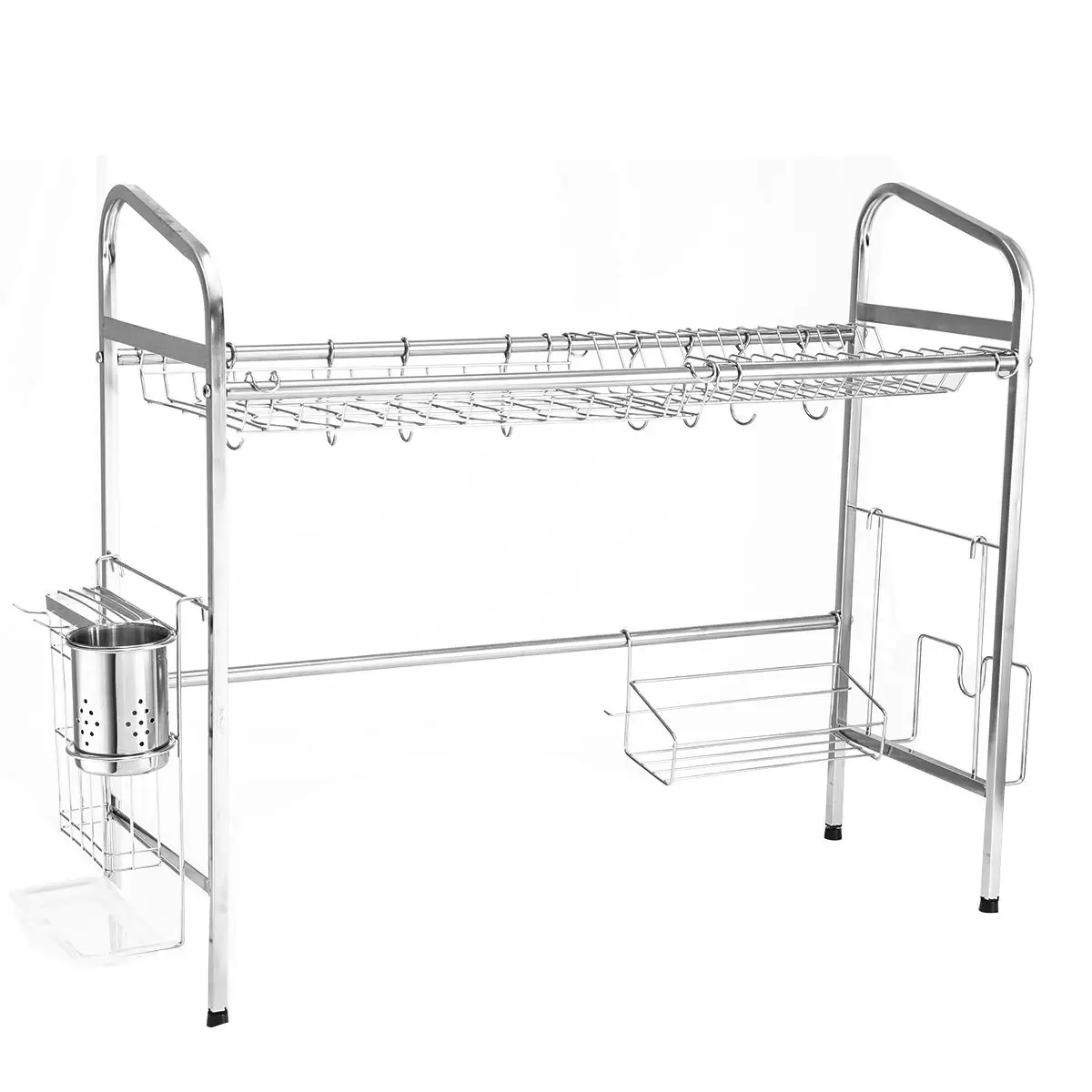 

Rack-Large-Board-Sink-Dish-Stainless-Install-Holder-Steel-Storage-Kitchen-Drainer Utensil-Shelf-Dryer-Holder-Cutting-Over-Rack-