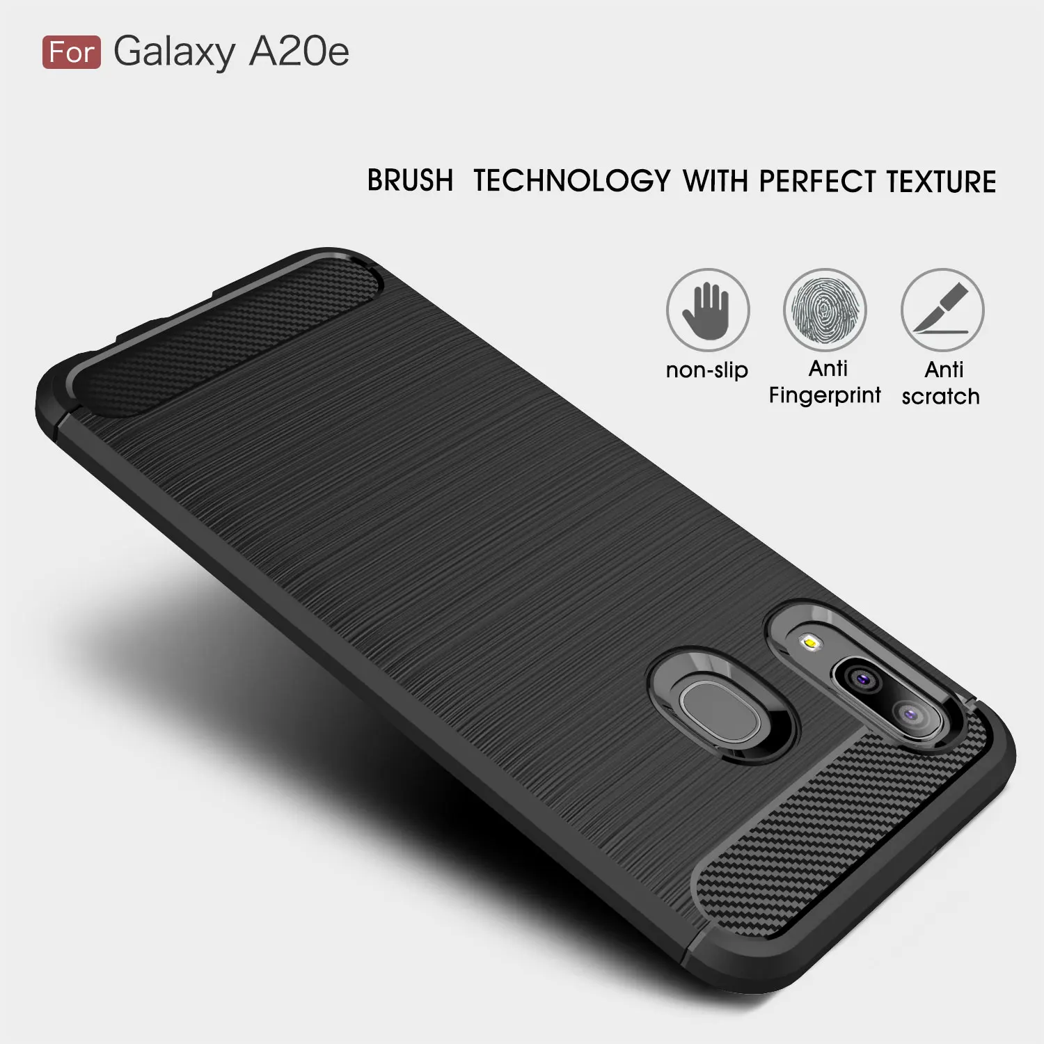 

Silicone Ultra-thin Phone Case For Samsung Galaxy A10E A20E A50 A50S A30S A40 A30 A20 A10 A70 Soft Carbon Fiber TPU Back Cover