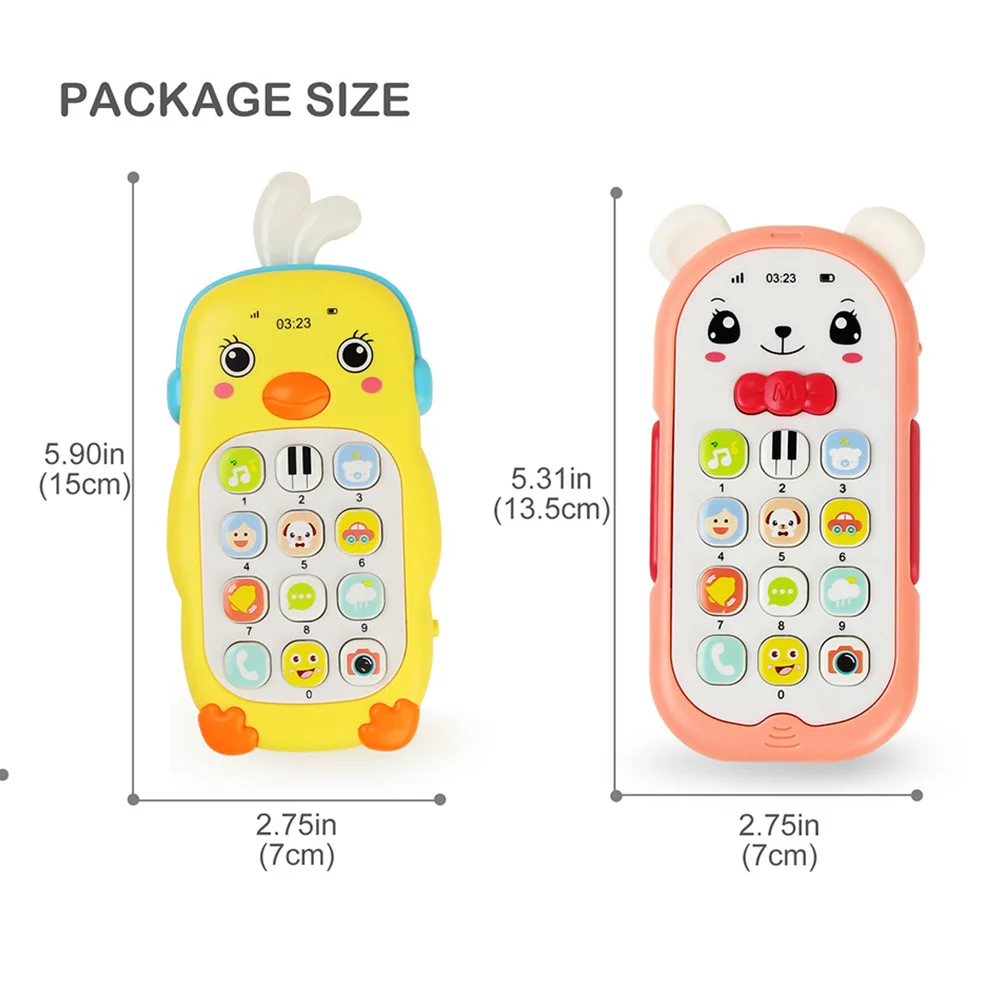 

Baby Phone Toy Telephone Music Sound Machine for for Kids Infant Early Educational Mobile Phone Toys Gift