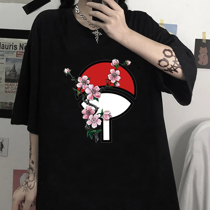 

Naruto Men's Short-sleeved Plus Size Loose Harajuku Short-sleeved Blouse Unisex Shirt Kawaii Clothes Graphic Tee Y2k Tops