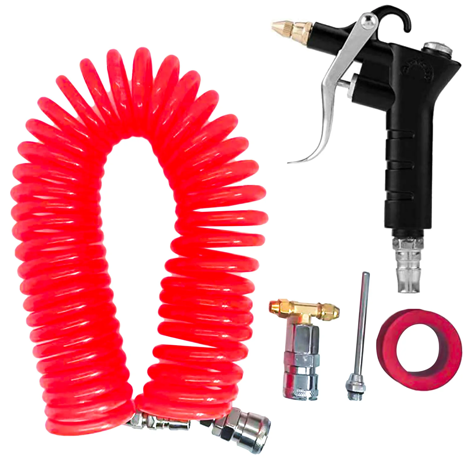 

Car Air Duster Blow Gun Dust Cleaning Recoil Hose 9M Compressor Dust Removing Airbrush Air Blow Portable Pneumatic Gun