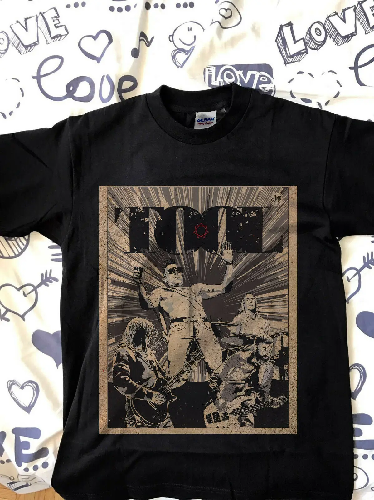 Инструментальная лента 2019 футболка с круглым вырезом модная повседневная