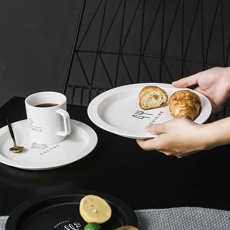 Современное минималистичное блюдо для закусок миска обеда конфет поднос посуда