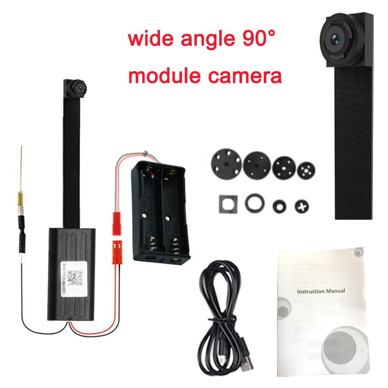 

1080P DIY Portable WiFi IP Mini Camera P2P Micro Mini Camcorder Home Security Video Recorder Camera Support Remote View TF Card
