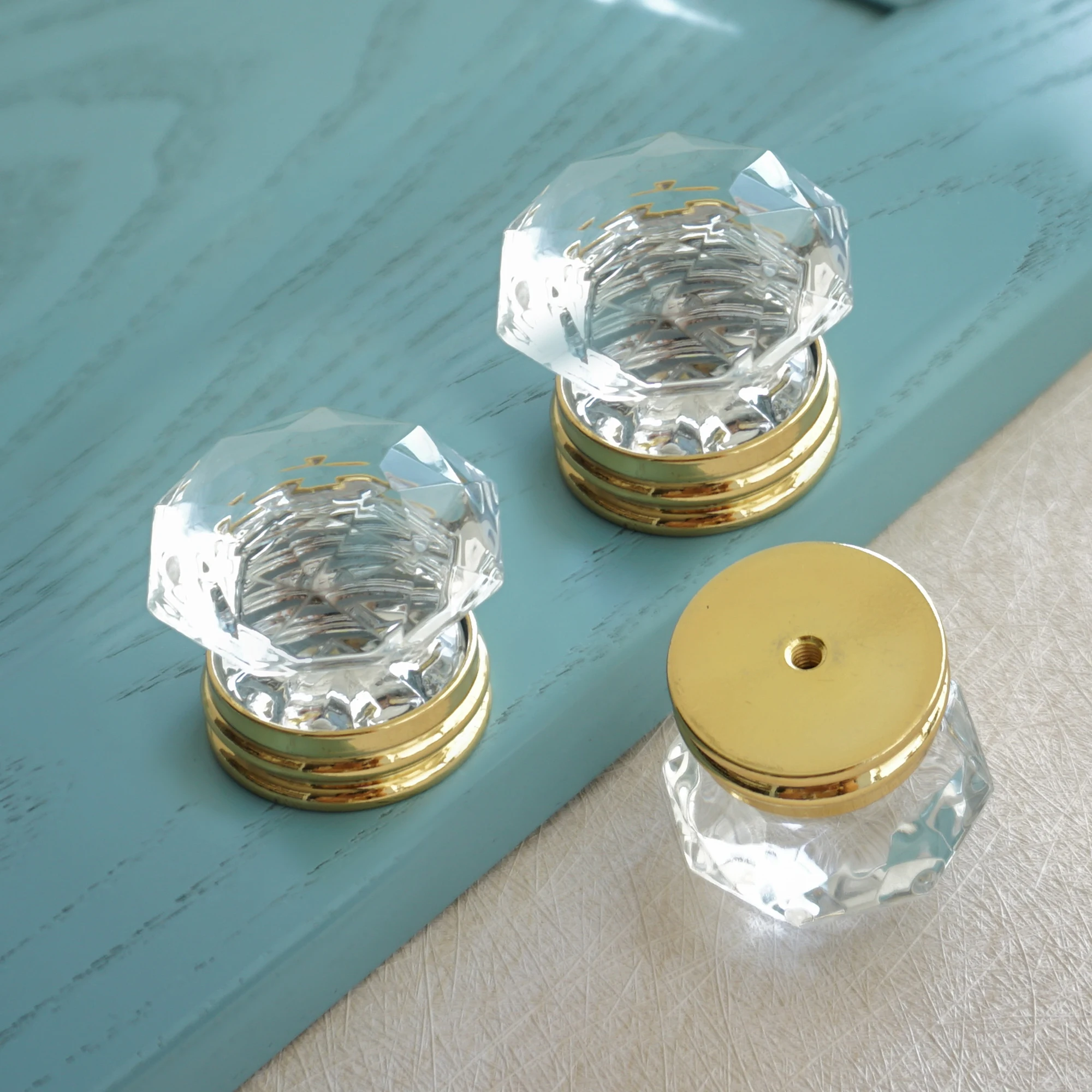 Ручки из хрустального стекла диаметром 1 37 дюйма для шкафа ящика металлическая