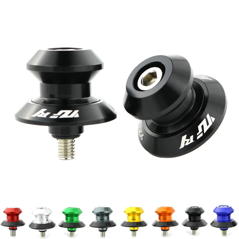 

Подходит для YAMAHA YZF-R1 R1 2014 2015 2016 2017 2018 2019 слайдеры с поворотным рычагом катушки маятниковая подставка с ЧПУ из алюминиевого сплава