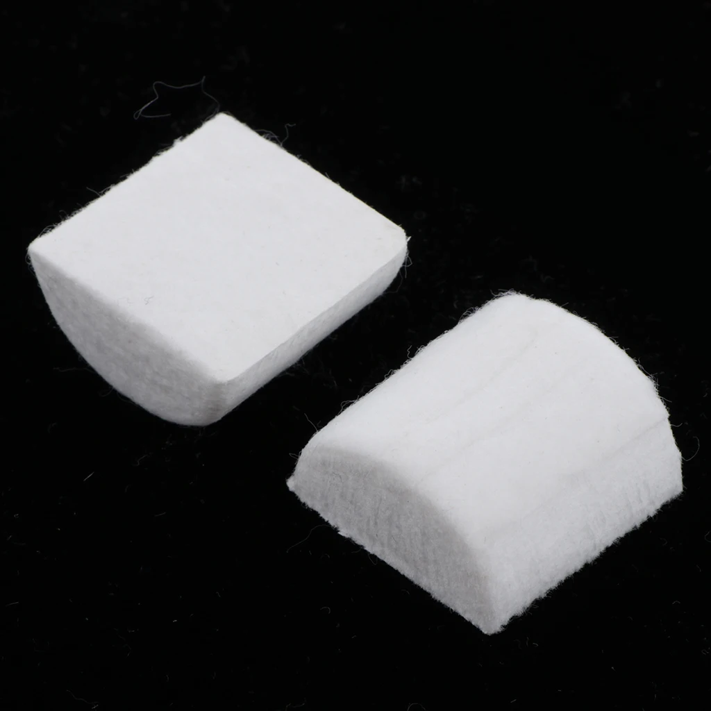 

2x шерстяная фетровая увлажнения колодки барабан ударные головки ударный инструмент набор