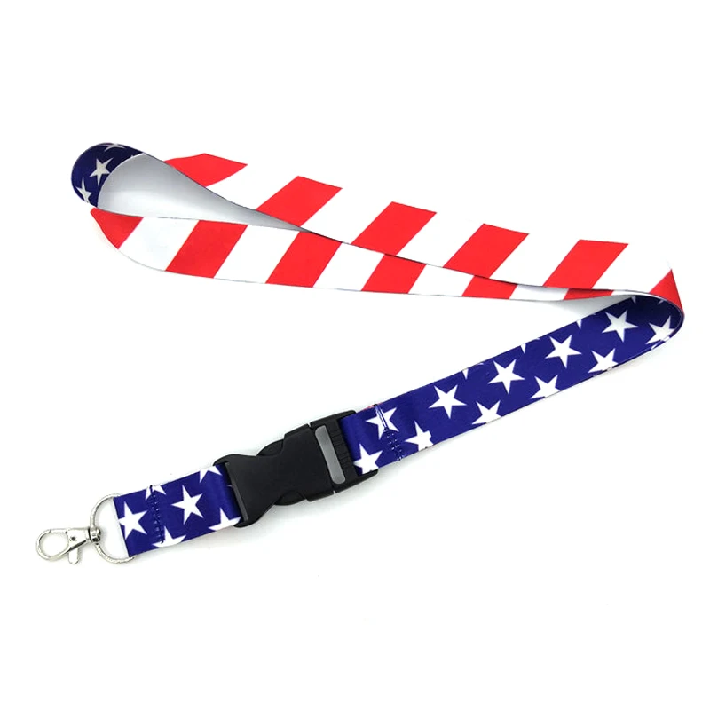 10 шт. брелок для ключей с принтом американского флага | Мобильные телефоны и