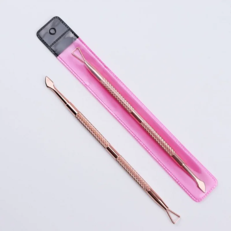 Двойная головка из нержавеющей стали для удаления геля ногтей инструменты