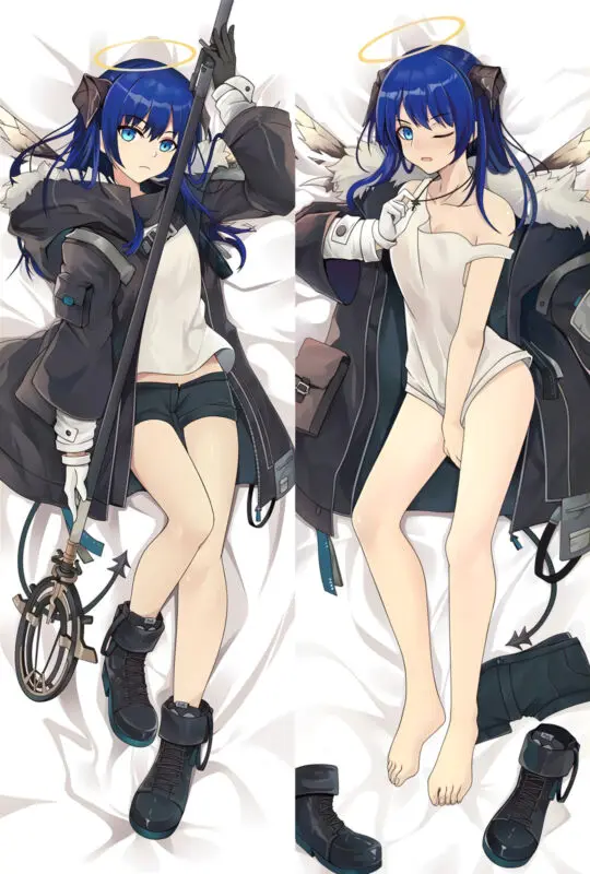 

2wt Anime Dakimakura Arknights Mostima Game Girl Hugging Body Pillow Case 63'' Pillow Covers anime Hugging Body