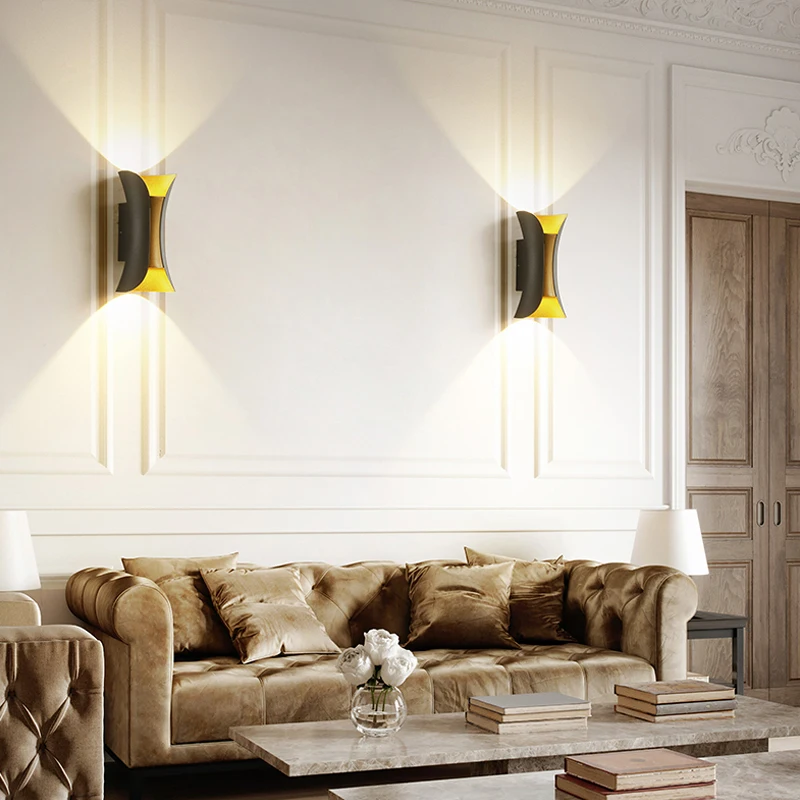 Светодиодный настенный водонепроницаемый наружный светодиодный светильник 6 Вт