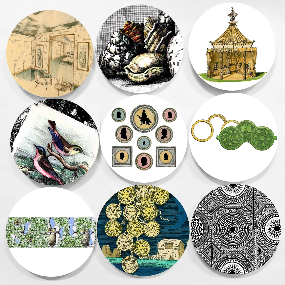 

Итальянское новое здание настенная тарелка декоративная тарелка круглые тарелки украшения ручная работа оптовая декоративная тарелка дом...