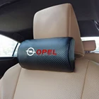 Автомобильные Значки на подголовник сиденья, подушка для поддержки шеи, аксессуары для Opel Astra h j k g Vectra c Insignia Corsa d Zafira b