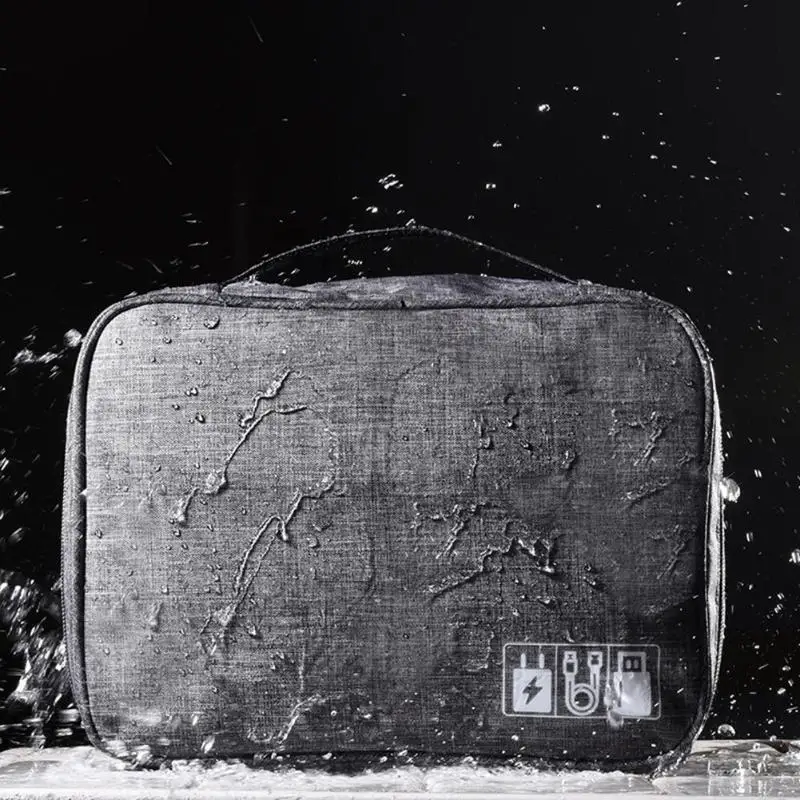 Дорожный шкаф органайзер чехол для наушников сумка хранения Цифровые