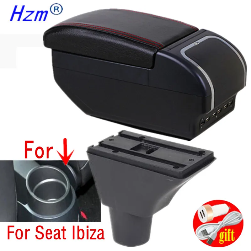 Подлокотник для Seat Ibiza центральная консоль контейнер хранения с