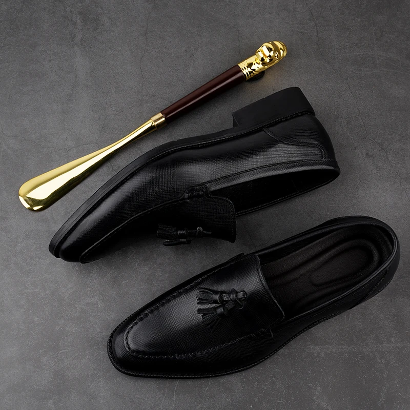 

Shoes Men Casual Causal Shoes For Men Casual Flat Fashion Leather Man Shoe Leisure Black Men's Zapatos Hombre Spring Male