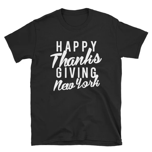 

Счастливого Дня благодарения Нью-Йорк футболка классная для Дня благодарения с изображением Тройник