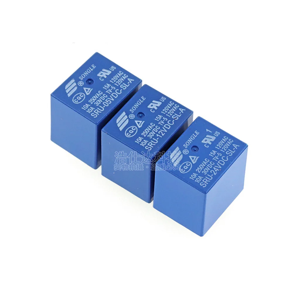 20 шт./лот реле SRU 05VDC 12VDC 24VDC SL A 4PIN 15A T70|Реле| |