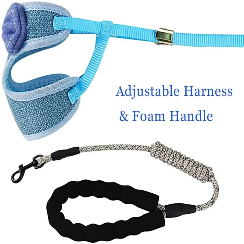 Шлейка для кошек и собак "Pet Chest Back Traction Rope Vest-style Design", подходит для маленьких и средних пород.