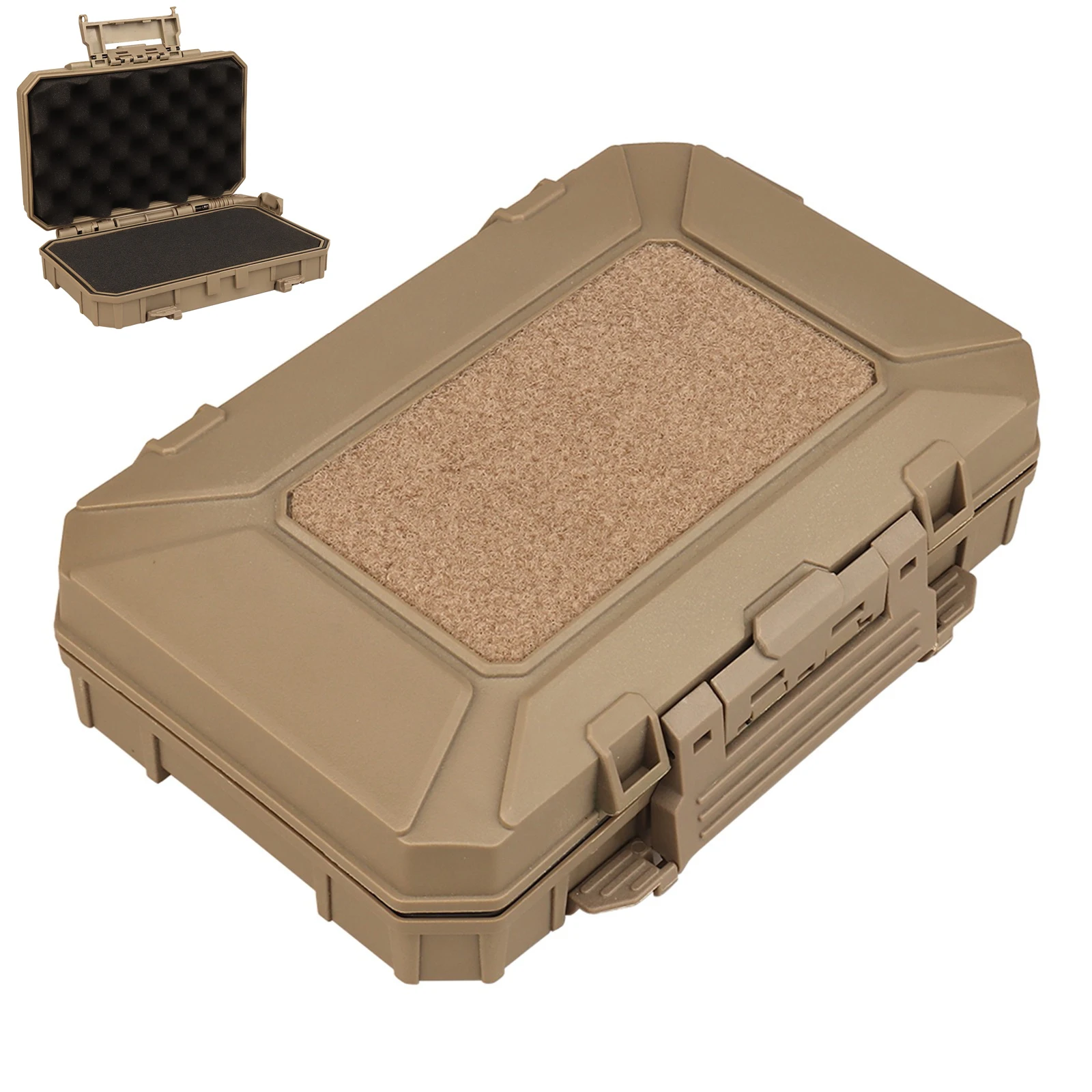 

Тактический Защитный чехол для пистолета, военный чехол для пистолета, водонепроницаемый жесткий корпус, ящик для хранения инструментов, с...