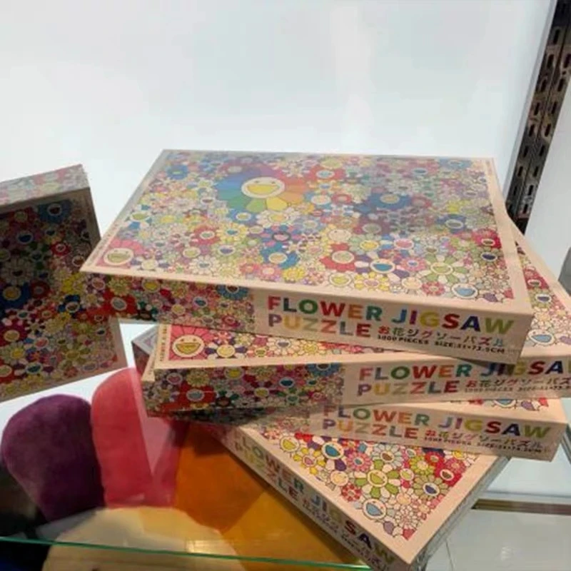 

Flowers With Smiley Faces Jigsaw Puzzle 1000 Pieces