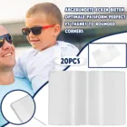 20 шт. Водонепроницаемый путешествия грязь с отделением для паспорта Обложка дома бумажник прозрачный идентификационные карточки ПВХ пластиковые удостоверения Id-Карты прививочный сертификат Защитный чехол