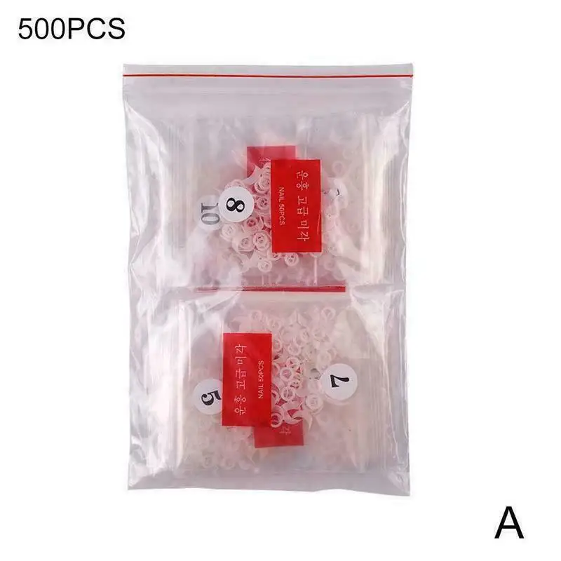 ТИПСЫ 500 шт./пакет французский пряди с креплением на кератиновых пластинах