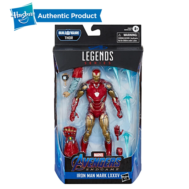 Hasbro Marvel Legends серия Мстители Endgame 6 дюймовый ЖЕЛЕЗНЫЙ ЧЕЛОВЕК Марк LXXXV Капитан