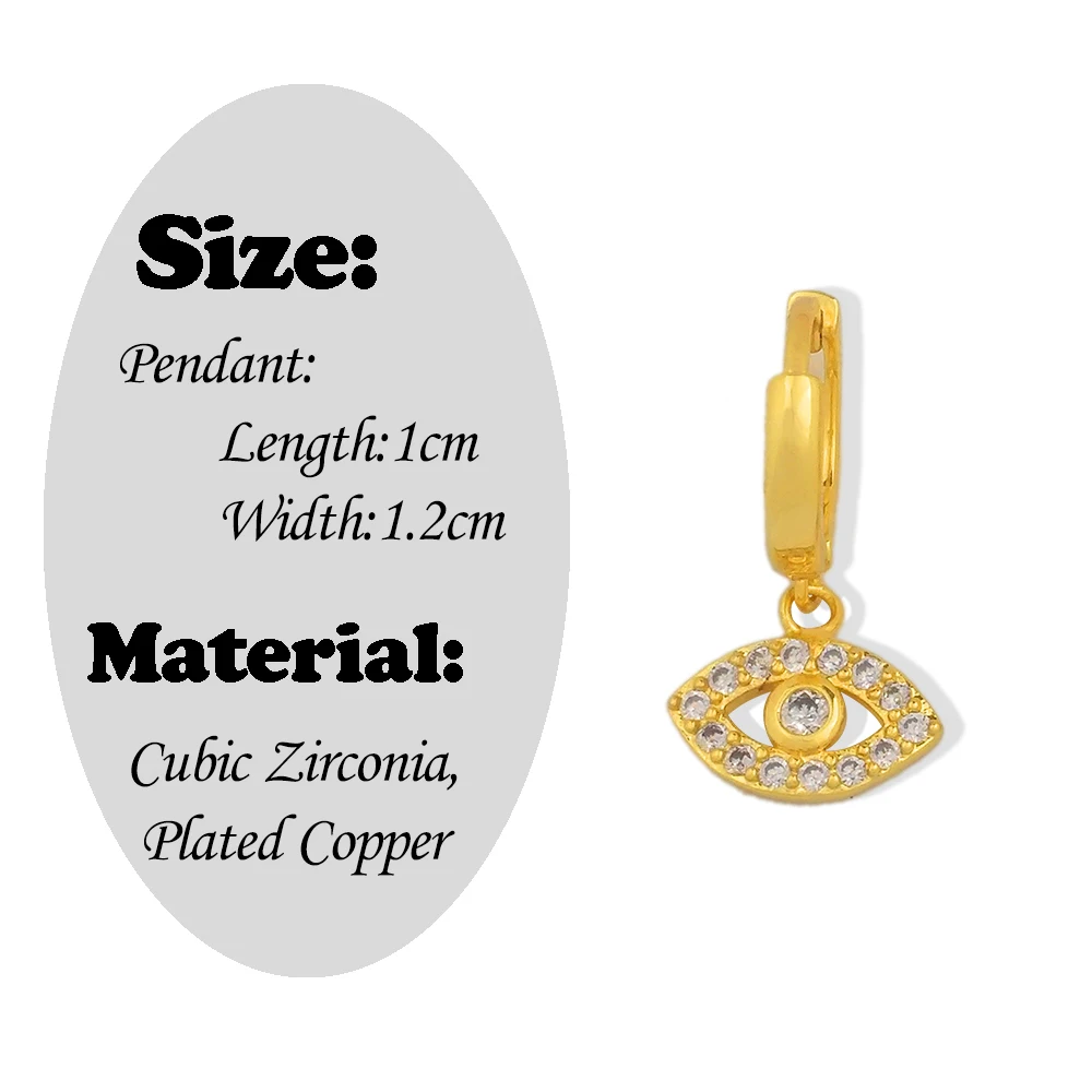 Женские Висячие серьги в уличном стиле с цирконием дешевые золотым наполнителем