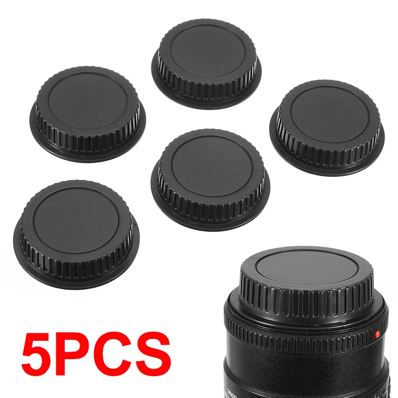 MAYITR 5 шт. новый задняя крышка для объектива Кепки качественное от пыли USM Canon EF ES-S EOS