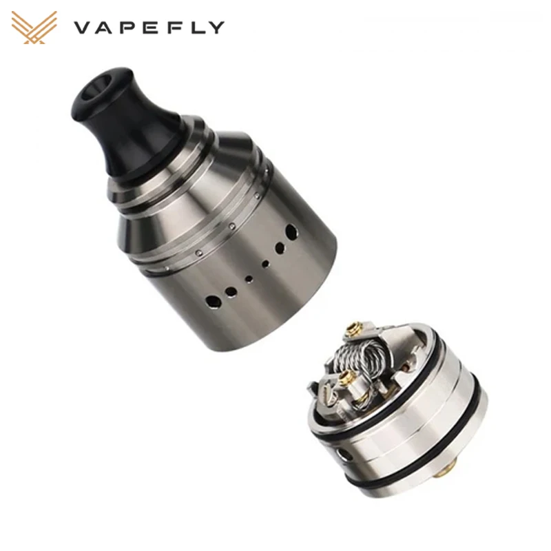 Оригинальный Vapefly Holic MTL RDA vape Tank Емкость 1 мл 510 нить сверху наполнение с одной