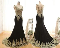 sleeveless evening long party carpet mermaid prom gown 2018 lace appliques sexy see through back mother of the bride dresses