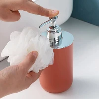 refillable soap bottle hand sanitizer bottle delicate vacuum press bathroom shampoo body wash liquid dispenser travel portable