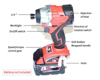 replacement for milwaukees m18 impact driver 14 in hex 18 volt lithium ion tool only