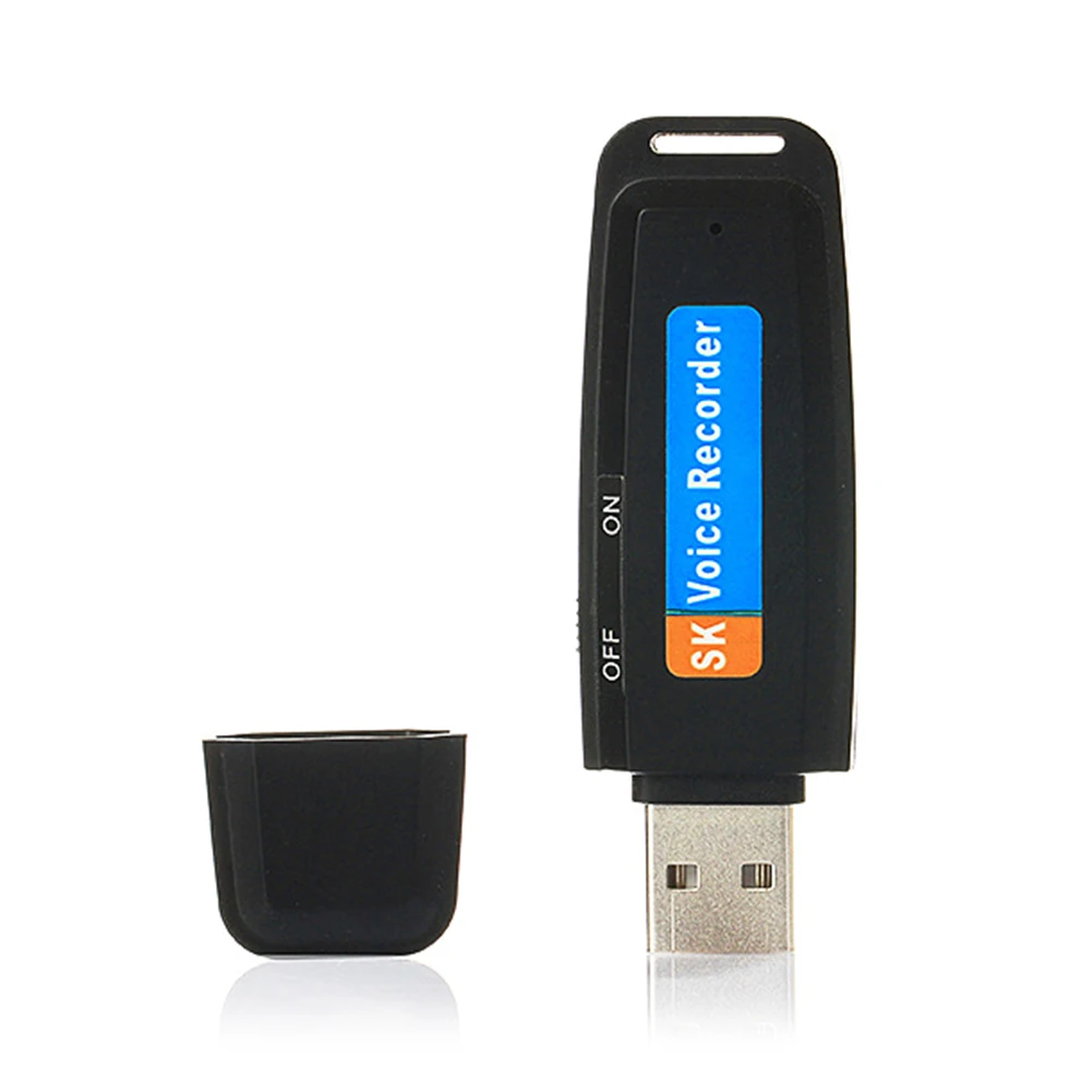 Портативный U-диск TF-карта USB цифровой аудио-диктофон флэш-накопитель