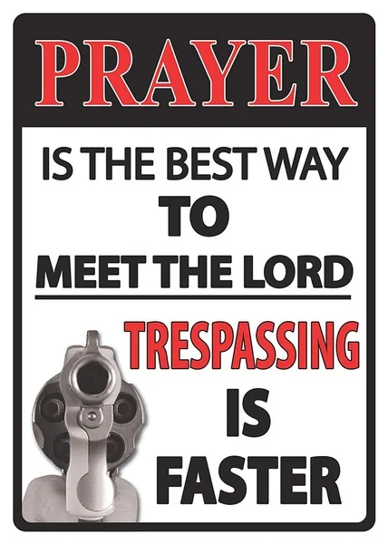 

Rivers Edge Products Prayer Is The Best Way Tin Sign -Inch
