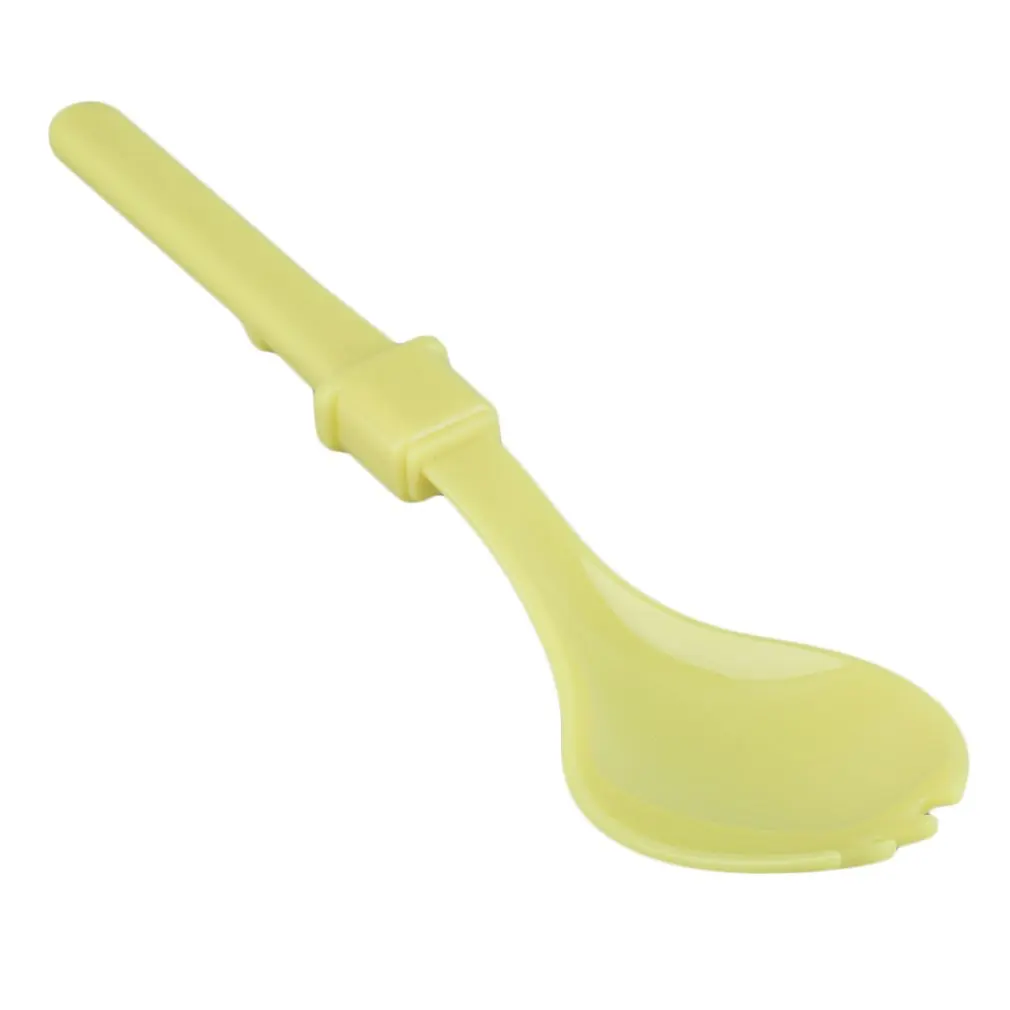 Новый милый Кемпинг Пешие прогулки Пикник складной Spork пластиковая ложка с Чехол