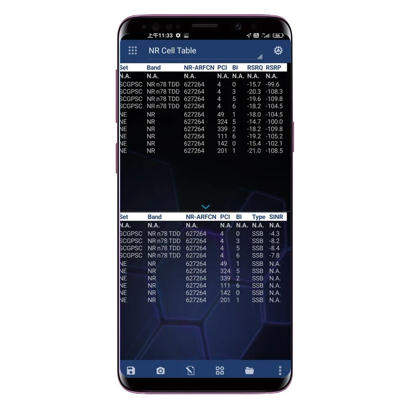 

Nemo Handy Nemo Phone S9 + SM-G9650 тест-драйв Поддержка GSM HSPA LTE NR измерения для проверки на улице NEMO