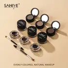 Водостойкий крем для бровей с кисточкой, 5 цветов